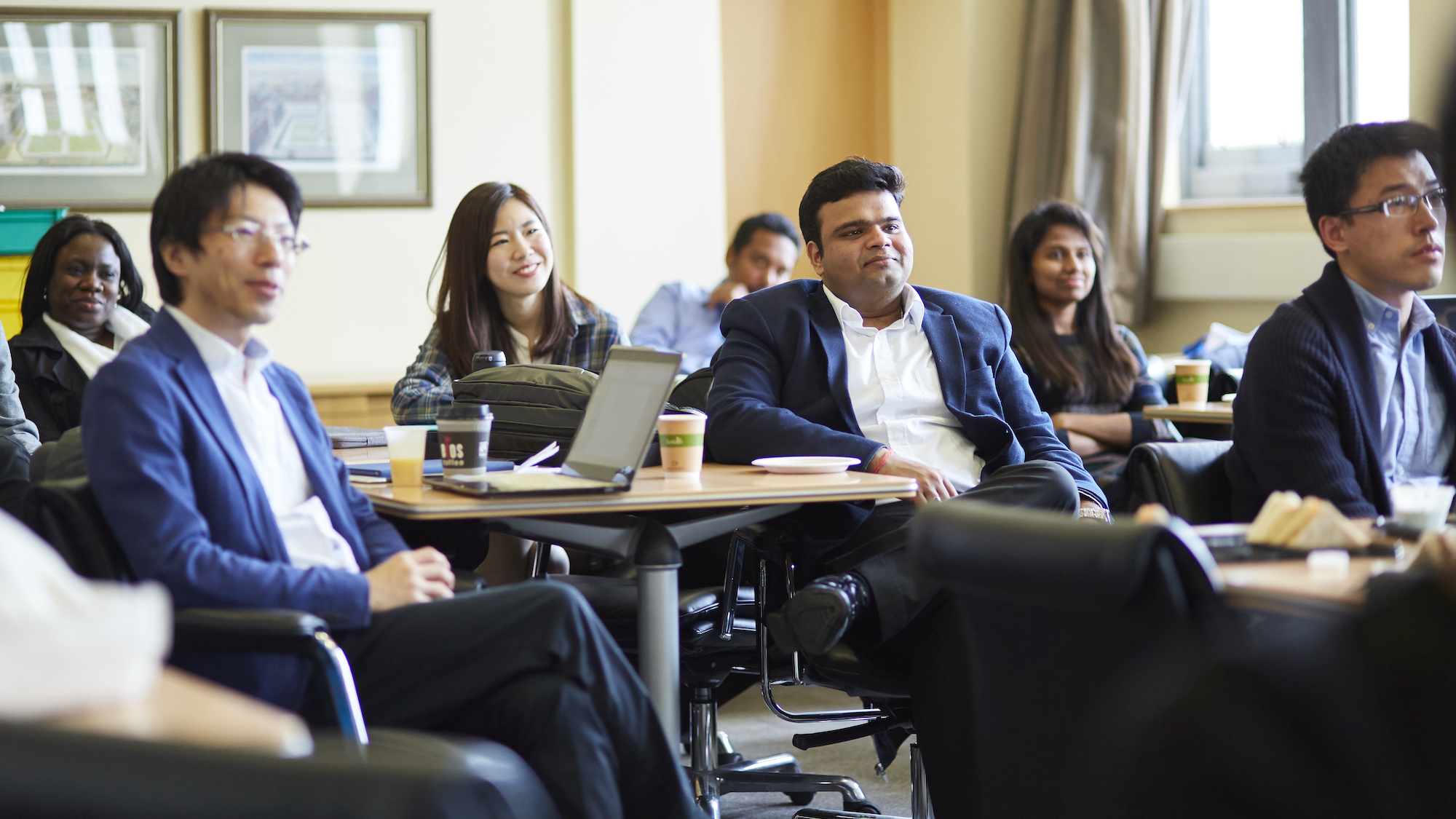 Classroom based courses - people in lecture