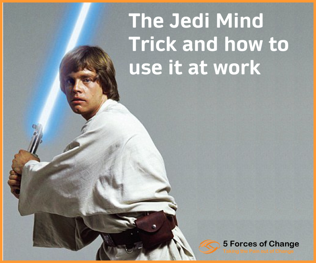 Luke Skywalker wielding a light sabre.