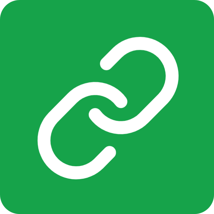 Connection icon - Our need to feel connected to people , things and ideas.