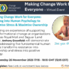 Photo of speaker Anthony Greenfield of The 5 Forces of Change - who is speaking at a virtual event for Change Management Institute UK. Title of webinar is 'Making Change Work for Everyone'. Date and time: Wed 26 November 17:15 GMT, 12:15 EST.